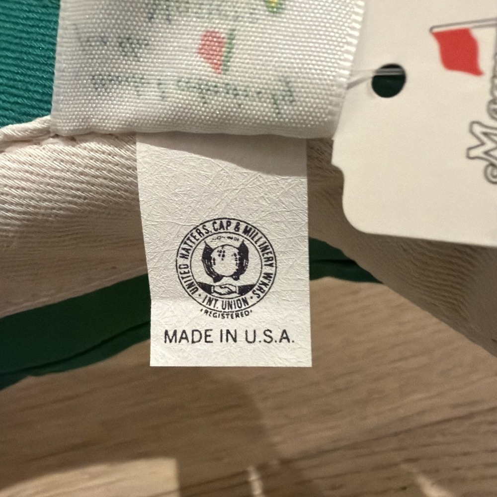 Vintage Masters 1990's Hat Golf Visor American Needle Augusta National NWT - Picture 3 of 6